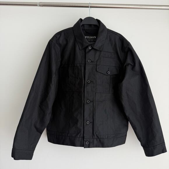 Filson Tin Cloth Short Lined Cruiser Jacket Mens Large Climate Pledge Tom Segura - Picture 3 of 12